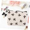 FRCOLOR Lightweight Travel Cosmetic Bag with Elegant Bow Design view 4