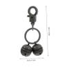 TOYANDONA Brass Bell Pendant for Dog Collar view 2