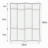 Gastroservietten.de Airlaid Cutlery Napkins, Cutlery Pouches with Napkin 32 x 40 cm, Wedding Cutlery Pouches, 50 pcs, White view 2