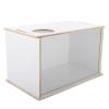 Multifunctional Transparent Acrylic and Wood Hamster Sand Bath Box view 1