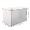 Multifunctional Transparent Acrylic and Wood Hamster Sand Bath Box view 2