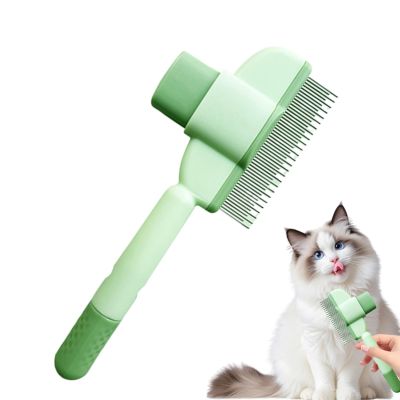 Dog Grooming Comb - Pet Comb with Release Button