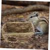 FUTUREORYY Handwoven Reed Grass Hamster House, 1 Piece view 4
