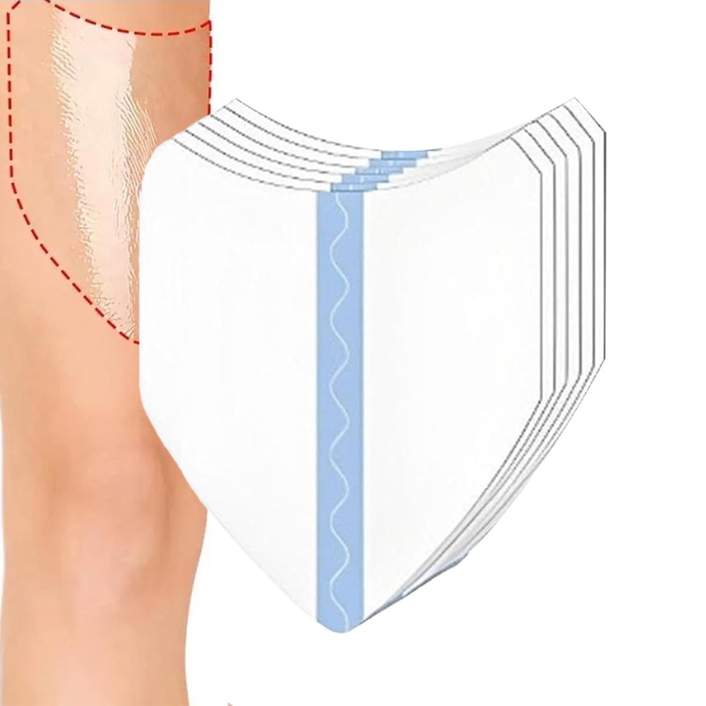 Anti-Chafing Protection for Inner Thighs, Transparent Waterproof, 5 Anti-Friction Patches