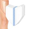 Anti-Chafing Protection for Inner Thighs, Transparent Waterproof, 5 Anti-Friction Patches view 1