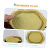 Toyvian Reptile Food Bowls, 2-Piece Resin Set, Yellow, Bowl-Shaped view 4