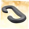 VR Glasses Face Cushion Cover, Black Faux Leather, Comfortable Padding view 2