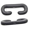 VR Glasses Face Cushion Cover, Black Faux Leather, Comfortable Padding view 3