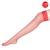 HZHYMBD Women's Sexy Lingerie Fishnet Stockings, Black/Pink, One Size view 3