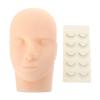 Silicone Eyelash Extension Practice Head, Set of 1 view 1