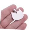 Stainless Steel Cat-Shaped Pet ID Tags view 3