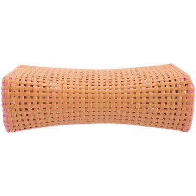 Alipis Plastic Summer Pillow with Breathable Lumbar Support, Yellow