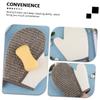 2-Piece Linen Exfoliating Bath Gloves for Body Cleansing view 2