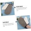 2-Piece Linen Exfoliating Bath Gloves for Body Cleansing view 4