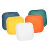 ibasenice 5-Piece Shallow Cat Food Bowls, Non-Slip Stackable PP Pet Bowls for Cats and Small Dogs, Easy to Clean view 1