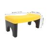 OATIPHO Toilet Stool, Modern PP Squat Stool with Non-Slip Surface, Easy to Clean, for Adults, Random Color view 2