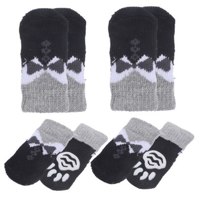 Toddmomy Warm Dog Socks - 8 Pack