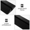 2-Piece Set of Plastic Support Feet for Baby Gates, Black view 3
