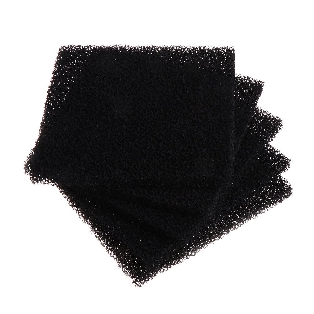 YUOIUX Filter Cotton, 5 Pieces, Aquarium Filter Media Sponge Pads, Replacement Filter Foam, 13 x 13 x 1.1 cm
