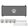 Retractable Pet Gate, Breathable Removable Mesh Barrier, Indoor and Outdoor, 100 x 76 cm view 1