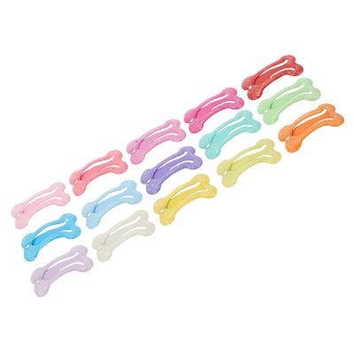 TOYANDONA 15-Piece Pet Bone Hair Clips