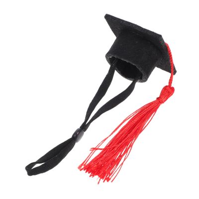 UPKOCH Canvas Graduation Cap with Tassel for Small Pets