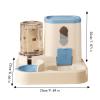 Automatic Food Dispenser and Water Bowl Set for Cats, Dogs, and Small Pets, 9.84 × 8.66 × 7.87 in view 2