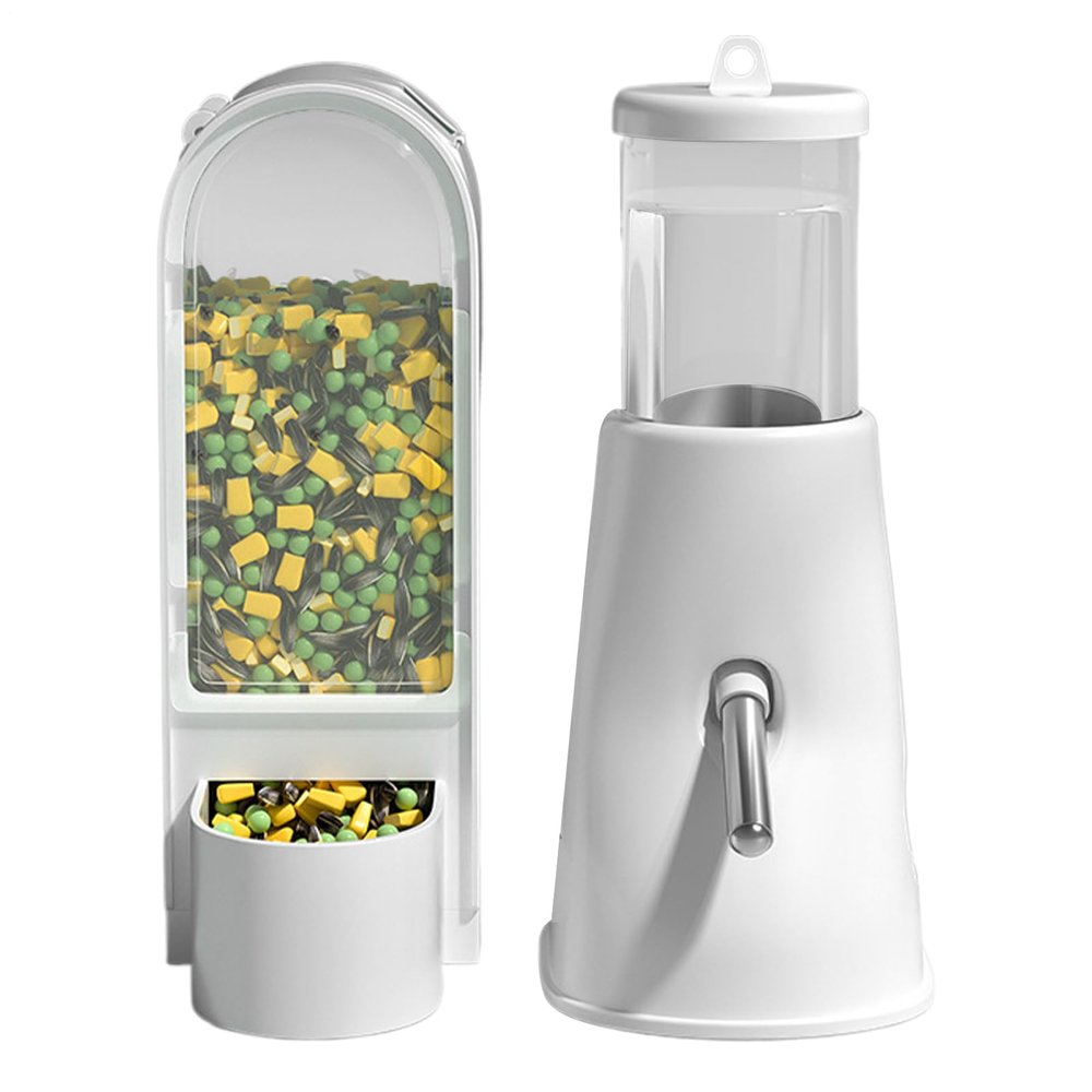 Jubilofex Hamster Water Bottle and Pet Food Dispenser