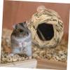 Handwoven Straw Bird Nest, Handmade, Breathable, for Small Animals view 2