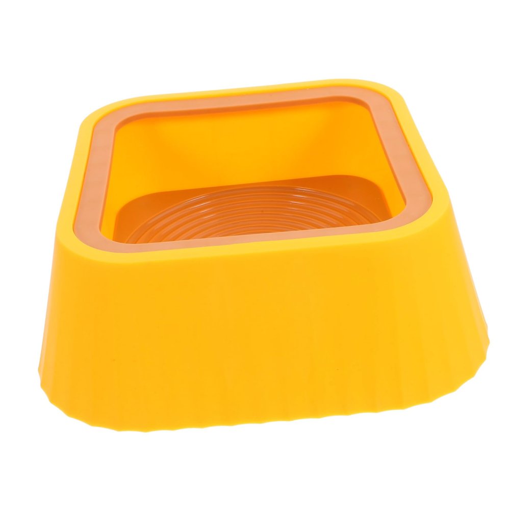 ibasenice Water Bowl for Cats and Dogs with Floating Disc