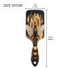 Bee Flowers Floral Black Air Cushion Hair Brush view 3