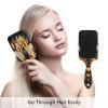 Bee Flowers Floral Black Air Cushion Hair Brush view 4