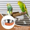 Hanging Bowl for Pets - Water and Food Bowls for Parrots view 3