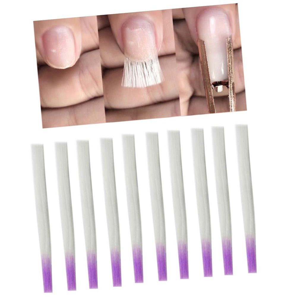 Happyyami 100-Piece Fiberglass Nail Tips for Nail Extensions