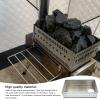 Sauna Stone Stand, Heated Stone Basket for Outdoor Use, Stainless Steel view 2