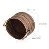 PartyKindom Woven Straw Laundry Basket, Large Storage Basket for Laundry, Blankets, and Small Items view 2