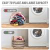 PartyKindom Woven Straw Laundry Basket, Large Storage Basket for Laundry, Blankets, and Small Items view 3