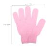 Exfoliating Body Scrub and Shower Gloves, Nylon, 4 Pairs view 2
