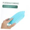 Happyyami 3-Pack Shoe Cleaning and Nail Dust Brushes, Plastic, Flexible, Lightweight, with Comfortable Grip view 3