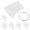 Nail Sample Sticks, Set of 6, ABS, White Practice Nails view 1