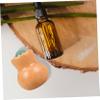 Green Stone and Wood Facial Roller for Eye and Neck Massage view 3