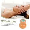 Green Stone and Wood Facial Roller for Eye and Neck Massage view 4