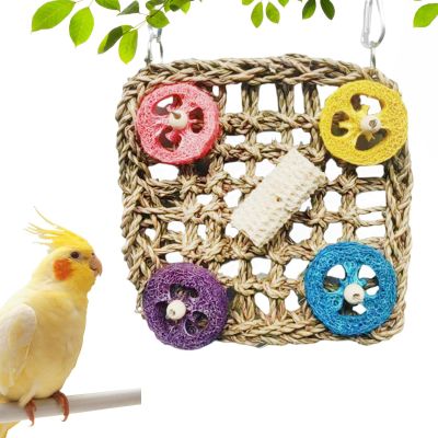 Acunny Parakeet Toy - Colorful Natural Plaything