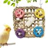 Acunny Parakeet Toy - Colorful Natural Plaything view 1