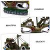 Toddmomy Pirate Ship Aquarium Ornament view 3