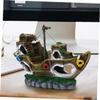 Toddmomy Pirate Ship Aquarium Ornament view 4