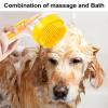 Dog Bath Brush with Shampoo Dispenser view 2