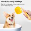 Dog Bath Brush with Shampoo Dispenser view 3
