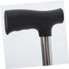 Adjustable Walking Cane with Non-Slip Stainless Steel Tip, Black view 3