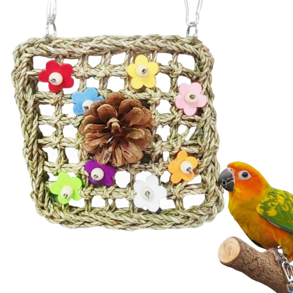Parrot Toy - Natural Colorful Toy for Budgies